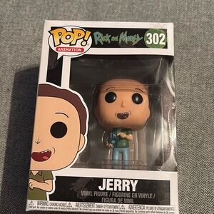 Jerry from Rick and Morty animation Funko pop